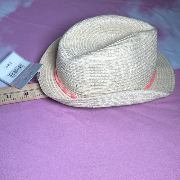 Carter's Baby Girls Kids Straw Sun Hat Size 0-9 months Easter Spring Summer Hat - Picture 8 of 12